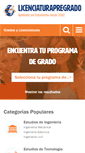 Mobile Screenshot of licenciaturaspregrados.com